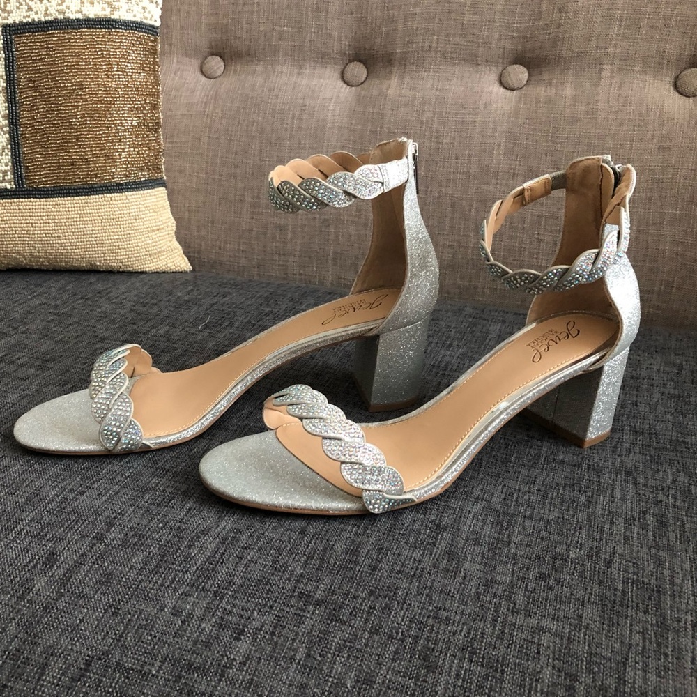Dress sandals by Badgley Mischka. Brand new.
